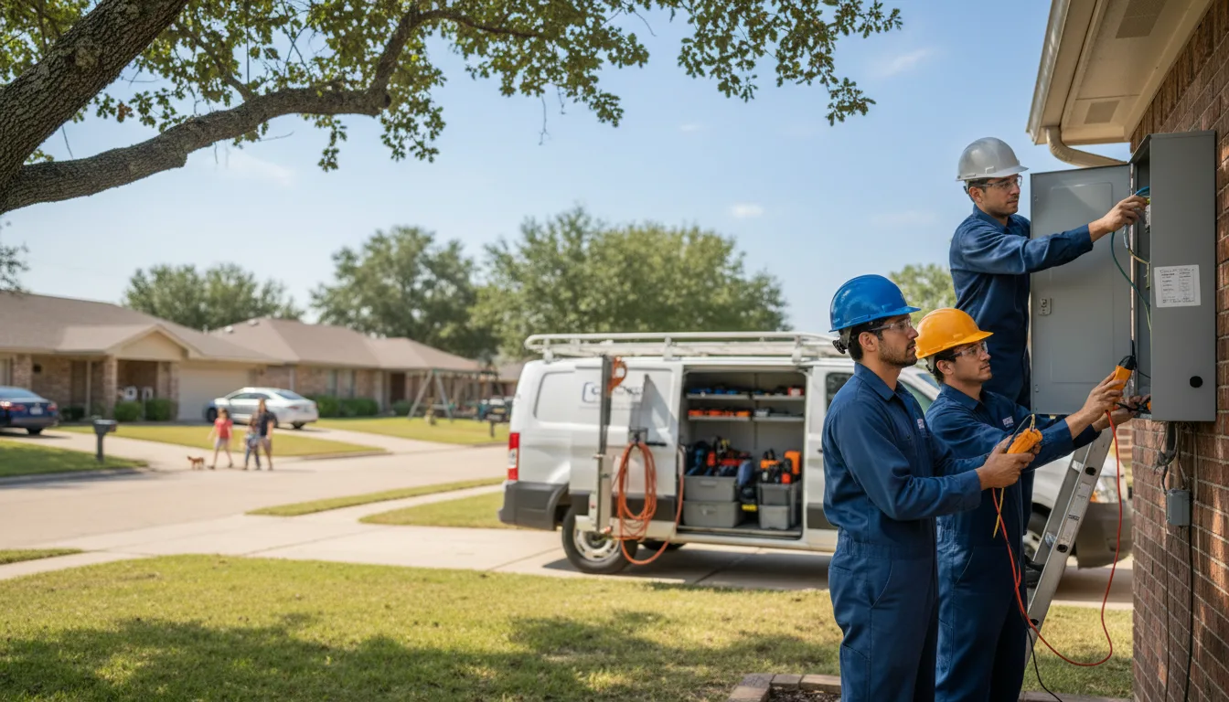 Certified electrician providing emergency electrical services in Harmans, MD